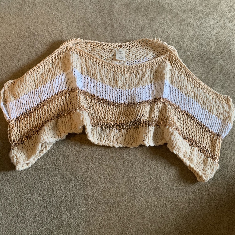 We the free sweater knitted crop